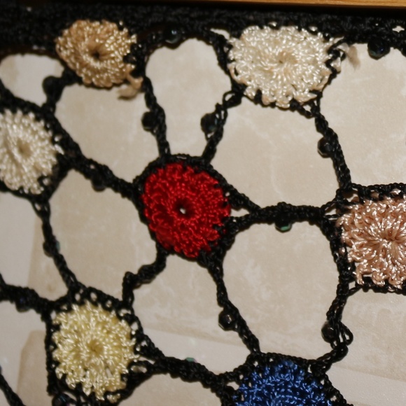 Beaded Crochet Multi-color Button Front - Picture 8 of 8